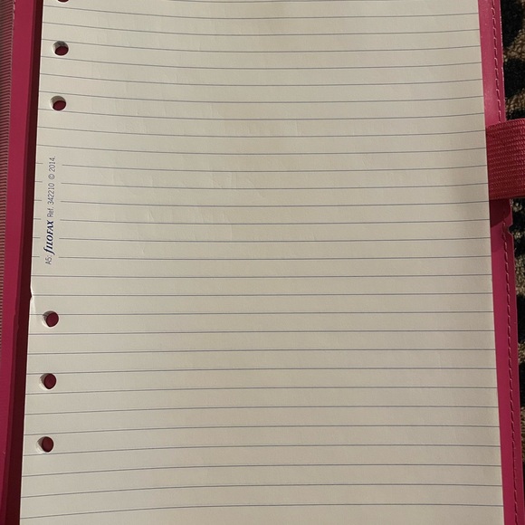 Filofax A5 Domino Patent Hot Pink - Picture 12 of 13